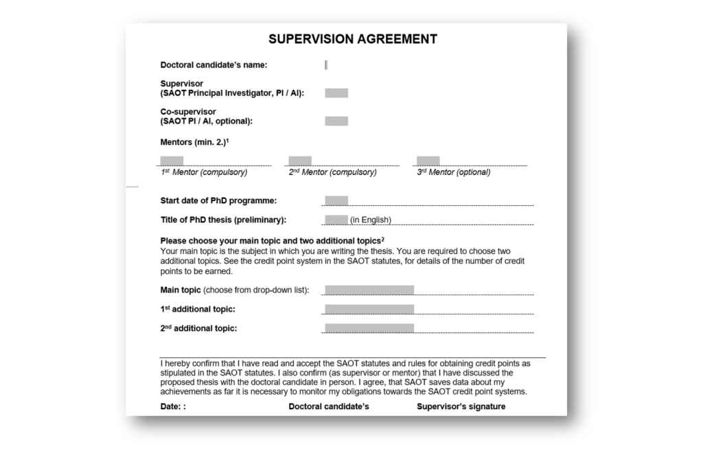 Application and Admission
