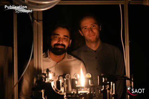 Towards entry "Yogeshwar Nath Mishra & Florian Bauer: The world’s fastest 2D imaging of flames"